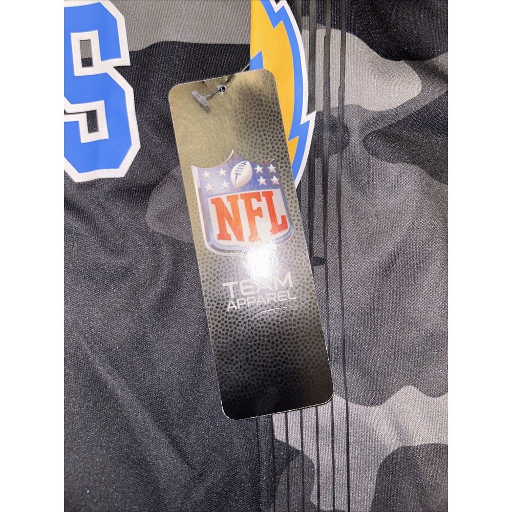 Los Angeles Chargers Logo Camo Long Sleeve Shirt NFL Team Apparel Men Size Small - Picture 4 of 6